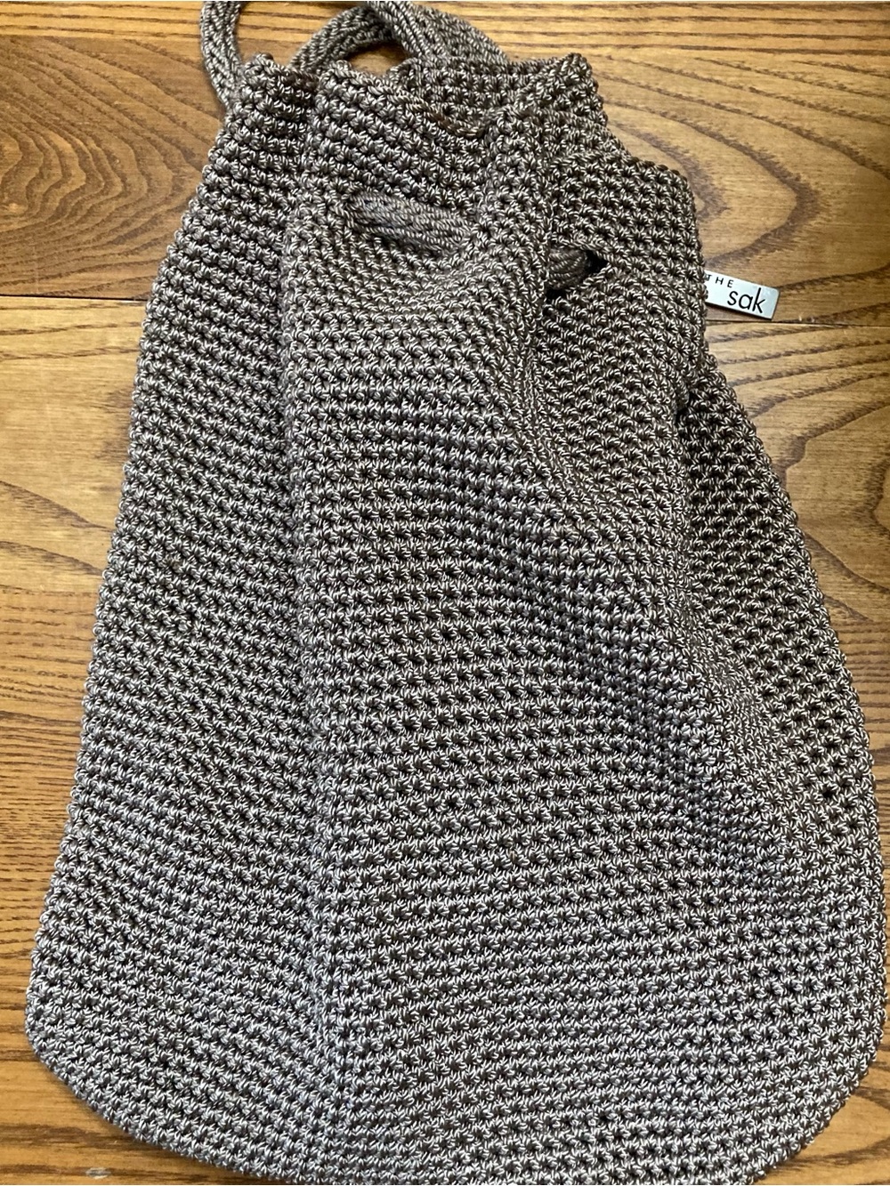 The Sak Crochet Backpack Tote